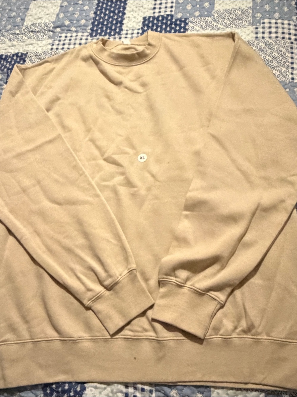 Men's Crewneck Sweater - Beige